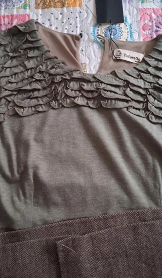 Vestido Tintoretto gris sin estrenar Talla 42