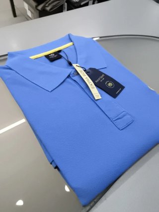 Polo Ascot Sport mezza manica azzurro 6XL