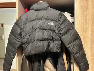 Abrigo The North Face Cropped Negro