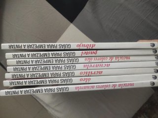Colección libros de técnica de pintura y dibujo