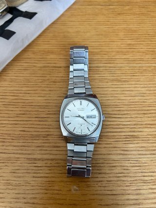 Orologio Seiko Uomo Automatico Argento Bianco