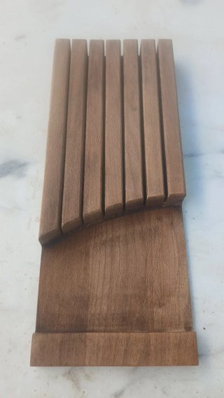 Organizador Gaveta Madeira Cozinha Facas 18x45