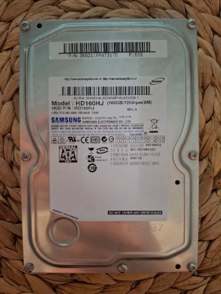 Disco Rígido Interno Samsung HD160HJ