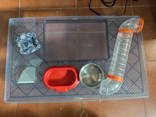 Jaula grande para hámster y accesorios