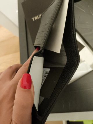 Portafoglio Trussardi donna nero