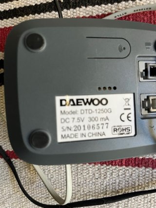 Teléfono Inalámbrico Daewoo Beige