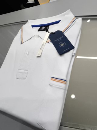 Polo Ascot Sport Bianco Taglia 6XL