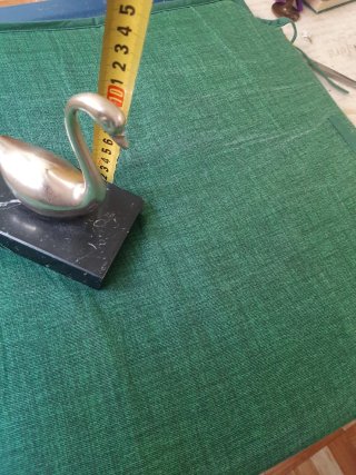 Figura cisne vintage mármol