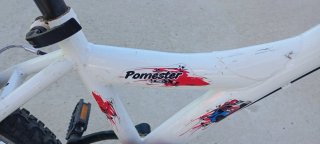 Bicicleta infantil Pomester blanca