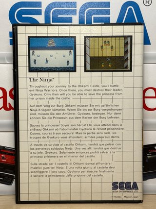 The Ninja SEGA Master System