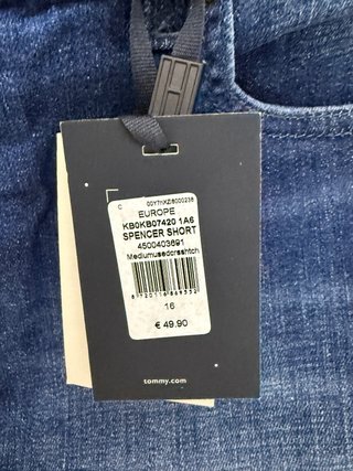 Bermudas vaqueras Tommy Hilfiger T16 (Niño)