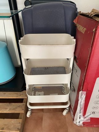 Carrito Auxiliar Ikea Raskog Blanco