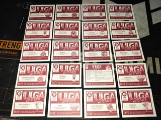 Lote Cromos Panini Liga ESTE 97/98, 98/99, 08/09