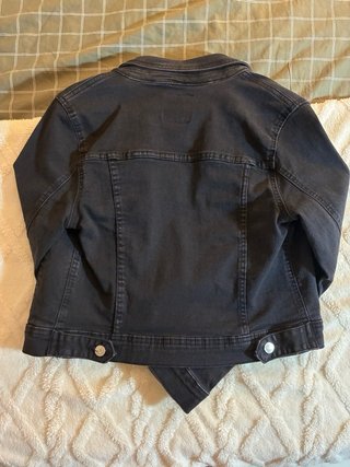 Cazadora vaquera negra Lefties Talla M