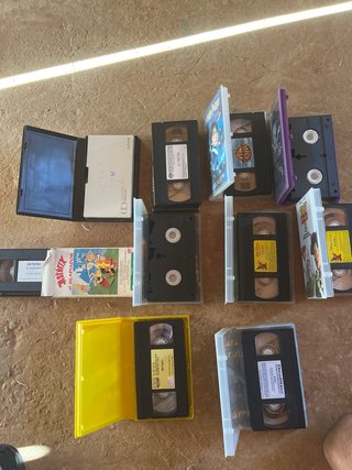 Lote 9 Cintas VHS Películas Varias
