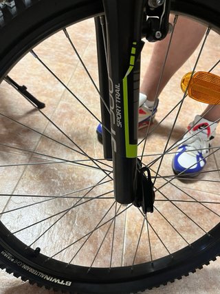 Bicicleta Rockrider infantil negra