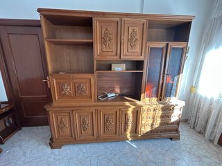 Mueble TV madera maciza 200x180cm