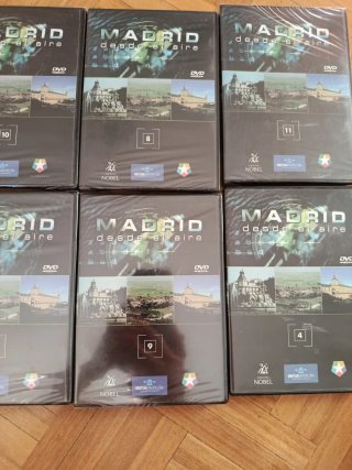 Lote 6 DVD Madrid desde el aire.