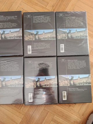 Lote 6 DVD Madrid desde el aire.