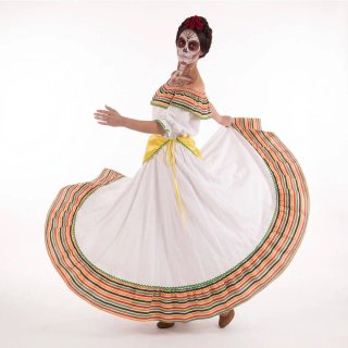 Disfraz Mexicana Lujo Mujer Talla M