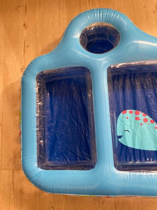 Piscina hinchable juegos agua infantil + INFLADOR
