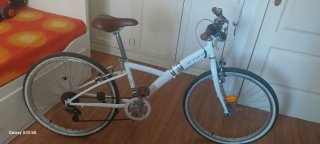 Bicicleta BTWIN blanca