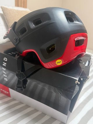 Casco Met Terranova Mips Negro/Rojo
