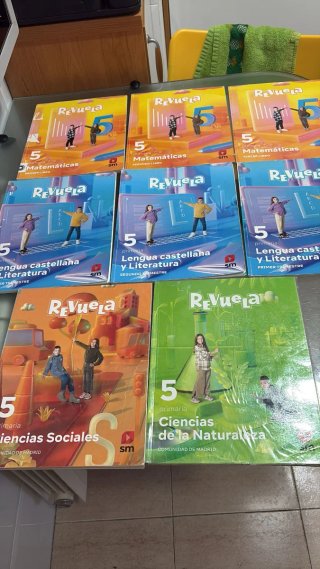 LIBROS 5 PRIMARIA - EDITORIAL SM - REVUELA -