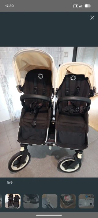 Bugaboo Donkey Gemelar Beige No se hace envíos