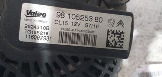 Alternador peugeot 9810525380 partner 1.6 239207