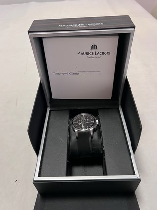 Reloj Maurice Lacroix Miros Negro/Plata