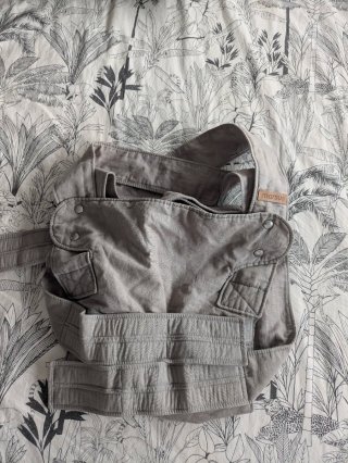 Mochila Marsupi 2.0 Portabebé Gris XL