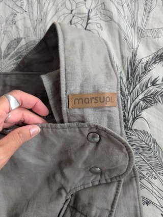 Mochila Marsupi 2.0 Portabebé Gris XL