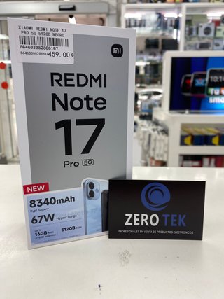 XIAOMI REDMI NOTE 17 PRO 5G 512GB NEGRO