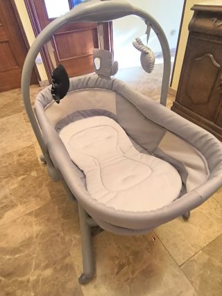 Cuna Chicco Baby Hug 4 en 1 Gris
