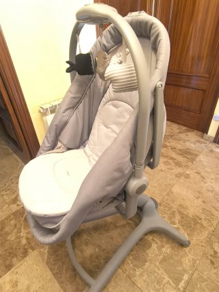 Cuna Chicco Baby Hug 4 en 1 Gris