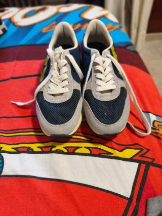 Zapatillas Replay Azul y Naranja