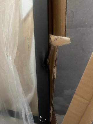 Mampara de baño 120cm nueva con tara