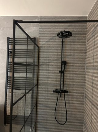 Mampara de baño 120cm nueva con tara