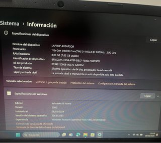 Portátil HP Plata