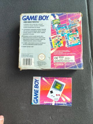 Nintendo Game Boy con scatola e manuale+mario
