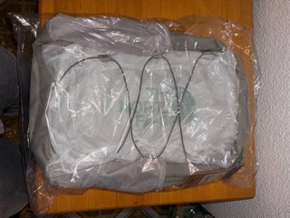 Mochila The North Face Beige y Blanca