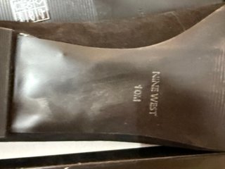 Manoletinas Nine West Negras Talla 41