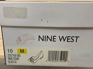 Manoletinas Nine West Negras Talla 41