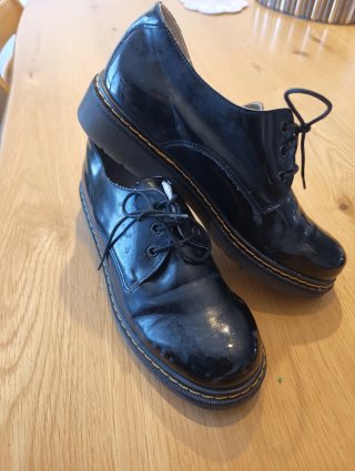 Zapatos Ecoalkesan Talla 41 Negros Charol