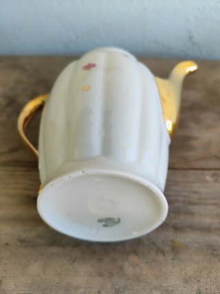 Lote Porcelana Santa Clara Oro Flores