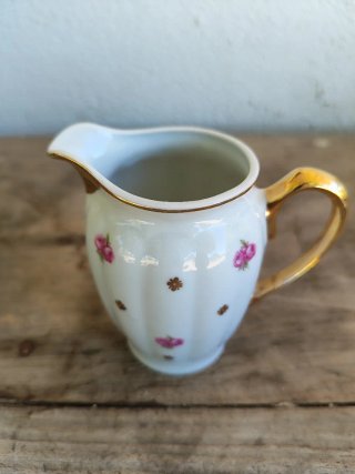 Lote Porcelana Santa Clara Oro Flores