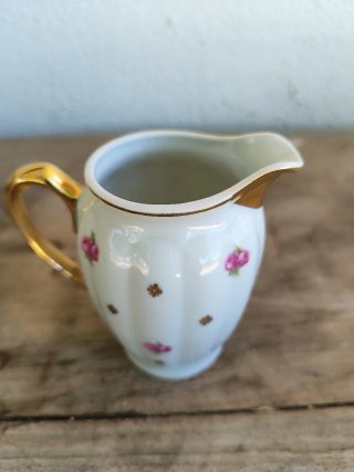 Lote Porcelana Santa Clara Oro Flores