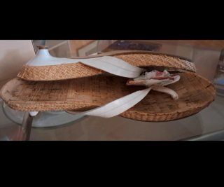 Chanclas Nine West blancas y multicolor