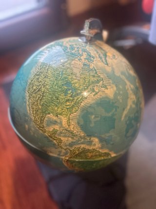 Lampada mappamondo
